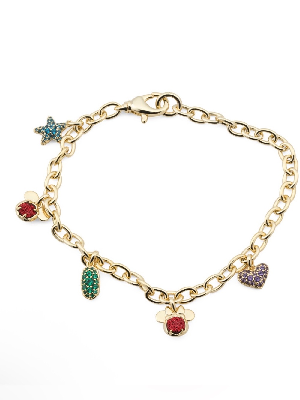 Disney x Kendra Scott Mickey Minnie Charm Bracelet
